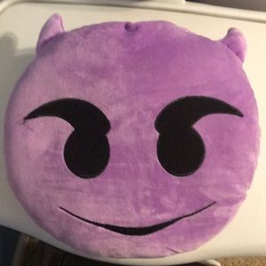 Angry emoji pillow